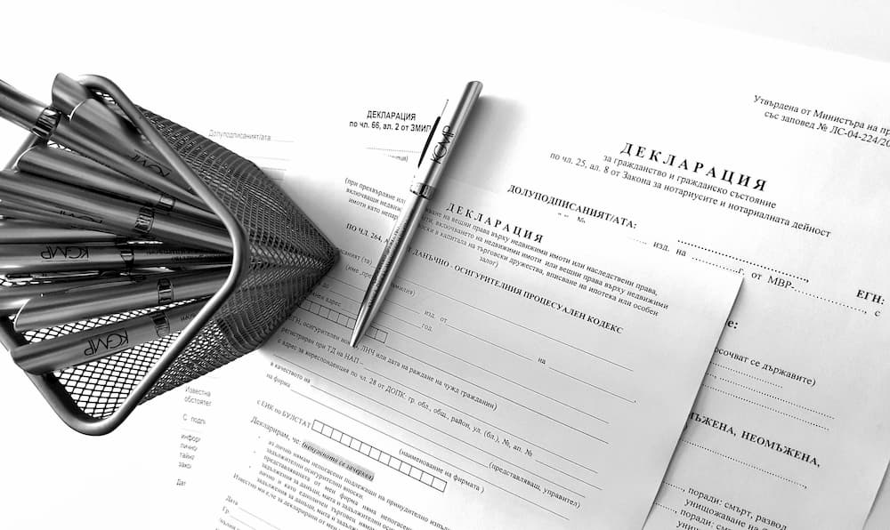 Декларации при продажба на имот с пълномощно